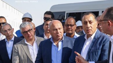 رئيس الوزراء يفتتح مصنع “أدو مينا” ويتفقد “إيجيبت أنود” خلال جولته بمنطقة أوراسكوم الصناعية في العين السخنة رئيس الوزراء يفتتح مصنع “أدو مينا” ويتفقد “إيجيبت أنود” خلال جولته بمنطقة أوراسكوم الصناعية في العين السخنة