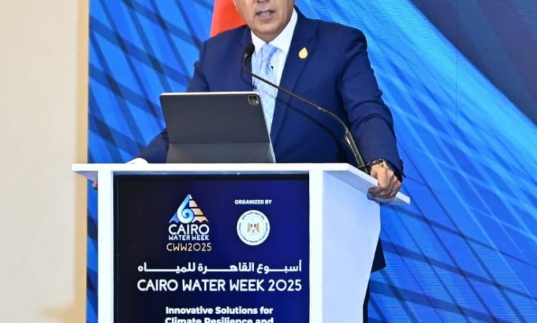انطلاق فعاليات “أسبوع القاهرة الثامن للمياه” تحت عنوان “حلول مبتكرة للتكيف مع تغير المناخ واستدامة المياه”