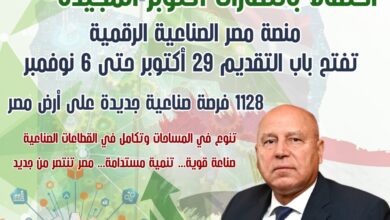 عاجل.. طرح 1128 قطعة صناعية مرفقة بـ16 محافظة على مساحة 6.2 مليون متر مربع عاجل.. طرح 1128 قطعة صناعية مرفقة بـ16 محافظة على مساحة 6.2 مليون متر مربع