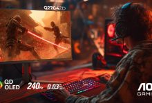 AOC تطلق شاشة الألعاب المتطورة Q27G4ZD بتقنية QD-OLED وسرعة تحديث 240 هرتز لعشاق الألعاب الإلكترونية