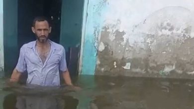 غرق قرى طرح النهر في المنوفية بسبب ارتفاع منسوب المياه وتوقف حركة الأهالي