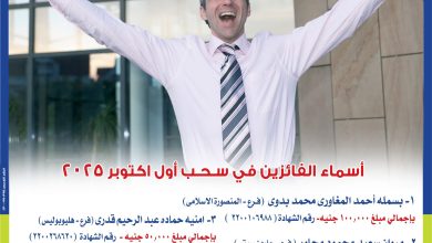 المصرف المتحد يُعلن أسماء الفائزين في سحب شهادة المليونير لشهر أكتوبر 2025