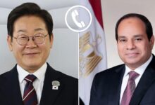 السيسي يتلقى اتصالاً هاتفياً من رئيس كوريا الجنوبية لبحث تعزيز التعاون الثنائي وتطورات الأوضاع الإقليمية