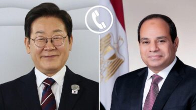 السيسي يتلقى اتصالاً هاتفياً من رئيس كوريا الجنوبية لبحث تعزيز التعاون الثنائي وتطورات الأوضاع الإقليمية