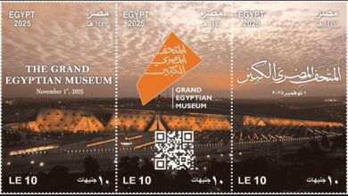 وزارة الاتصالات تصدر طوابع تذكارية بتقنية QR Code لتوثيق الافتتاح التاريخي للمتحف المصري الكبير بالتعاون مع هيئة البريد وزارة الاتصالات تصدر طوابع تذكارية بتقنية QR Code لتوثيق الافتتاح التاريخي للمتحف المصري الكبير بالتعاون مع هيئة البريد