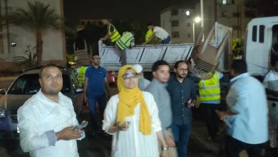 حملات مكثفة في الشيخ زايد للتصدي للمخالفات والإشغالات على مدار الأسبوع