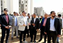 الشربيني يتجول داخل مشروعات “سكن لكل المصريين” والإسكان الأخضر بالعبور الجديدة