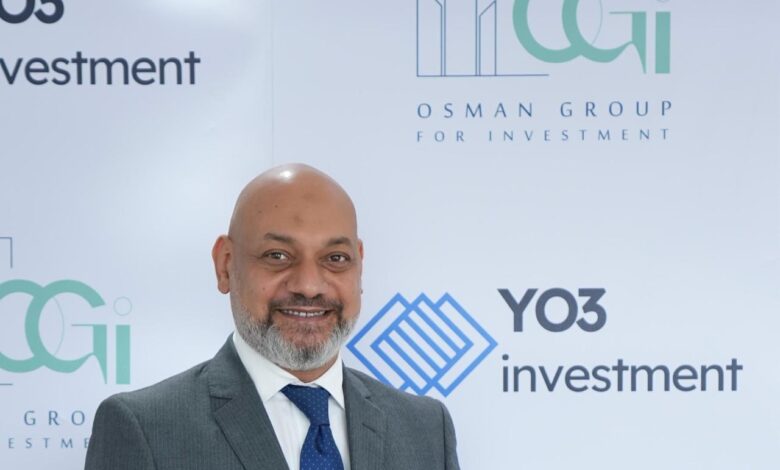 أحمد حسين: مشروعنا الجديد بالعاصمة الإدارية مع «YO3» سيكون علامة فارقة في مشهد التطوير العقاري بمصر أحمد حسين: مشروعنا الجديد بالعاصمة الإدارية مع «YO3» سيكون علامة فارقة في مشهد التطوير العقاري بمصر