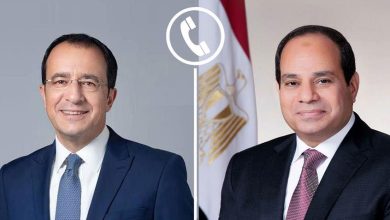  السيسي يتلقى اتصالاً من نظيره القبرصي لبحث مستجدات الأوضاع في الشرق الأوسط واتفاق وقف الحرب في غزة