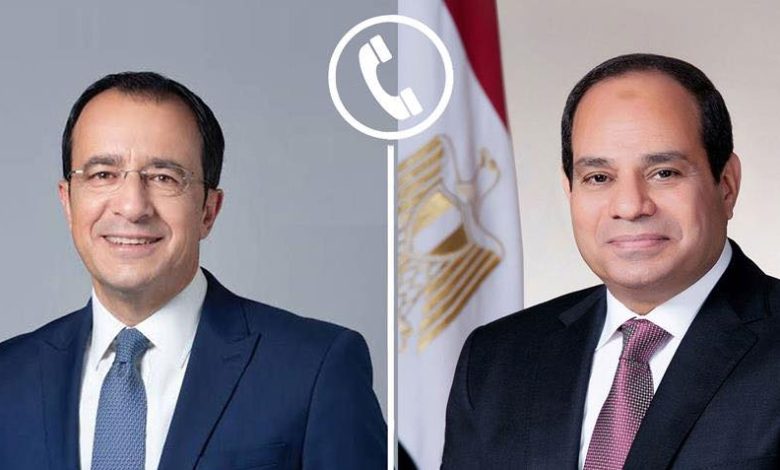 السيسي يتلقى اتصالاً من نظيره القبرصي لبحث مستجدات الأوضاع في الشرق الأوسط واتفاق وقف الحرب في غزة