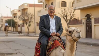 «الجمل بديلًا للأتوبيس».. مبادرة مواطن في حدائق أكتوبر لحل أزمة المواصلات «الجمل بديلًا للأتوبيس».. مبادرة مواطن في حدائق أكتوبر لحل أزمة المواصلات