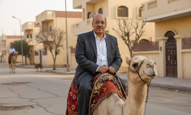 «الجمل بديلًا للأتوبيس».. مبادرة مواطن في حدائق أكتوبر لحل أزمة المواصلات «الجمل بديلًا للأتوبيس».. مبادرة مواطن في حدائق أكتوبر لحل أزمة المواصلات