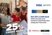 ميدبنك يتيح لعملائه خصم 25% على المصروفات الدراسية عند استخدام بطاقات فيزا