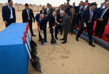 وزير الصناعة والنقل يضع حجر الأساس لمصنع ماك لوسائل النقل بمدينة السادس من أكتوبر
