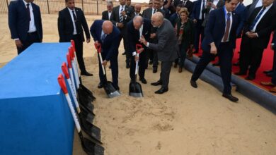 وزير الصناعة والنقل يضع حجر الأساس لمصنع ماك لوسائل النقل بمدينة السادس من أكتوبر