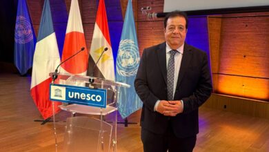 عاطف عبداللطيف يشارك في احتفالية اليونسكو بالافتتاح العالمي للمتحف المصري الكبير