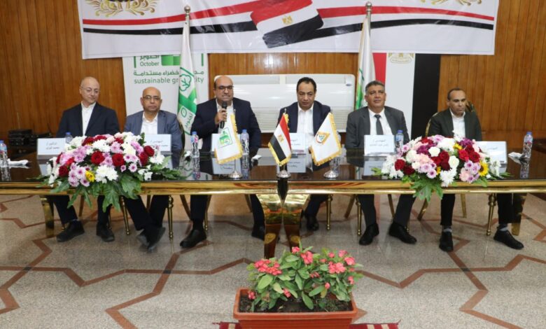 جهاز مدينة 6 أكتوبر يحتفل بترقية رئيسه السابق