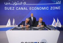 اقتصادية قناة السويس توقع مذكرة تفاهم وعقد انتفاع مع شركة «سكاي بورتس» لتشغيل محطة متعددة الأغراض بميناء السخنة
