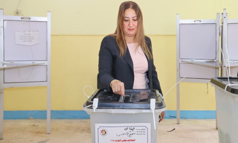 داليا الباز: المشاركة في العملية الانتخابية واجب وطني داليا الباز: المشاركة في العملية الانتخابية واجب وطني