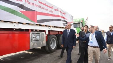 “التموين” تطلق القافلة رقم 14 من المساعدات الإغاثية العاجلة إلى قطاع غزة