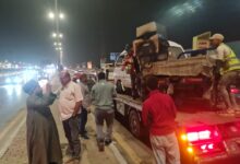 حملات مكثفة صباحية ومسائية لاستعادة الانضباط بالمحاور المركزية في مدينة 6 أكتوبر