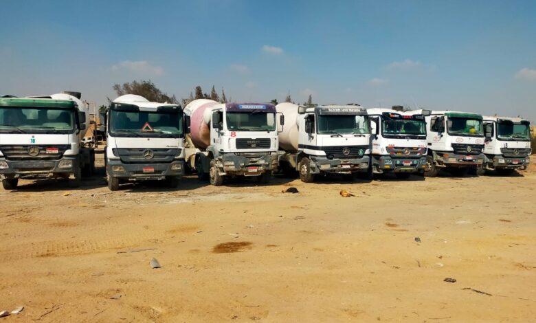 ضربة جديدة للبناء المخالف.. التحفظ على معدات خرسانة دون تراخيص في مدينة 6 أكتوبر