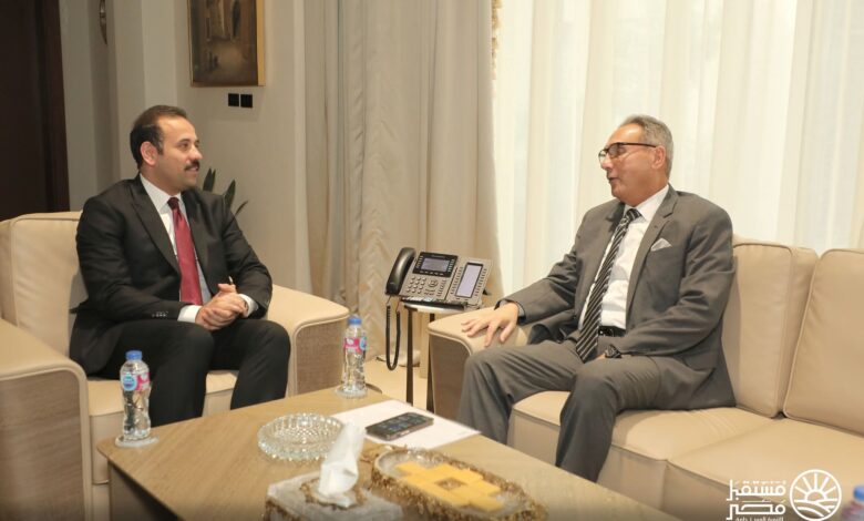 رئيس جهاز مستقبل مصر يلتقي وفد من البنك الأهلي المصري لدعم المشروعات الكبرى والمبادرات التنموية