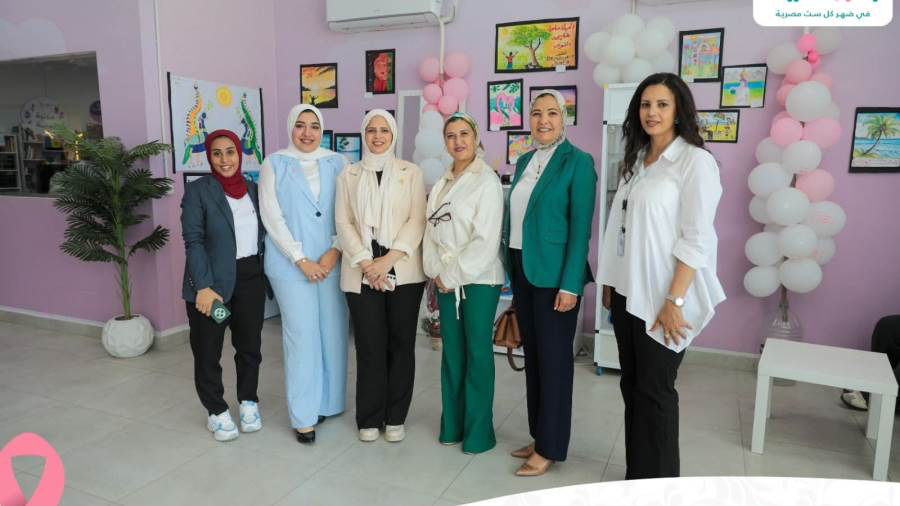 بالصور.. وفد من بنك ABC يزور مستشفى بهية