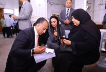 وزيرة التضامن تزور المقر الرئيسي لبنك ناصر الاجتماعي وتتفقد سير العمل