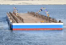 المقاولون العرب تنتهي من إنشاء وتدشين بنتون جديد للكباري العائمة بالإسماعيلية