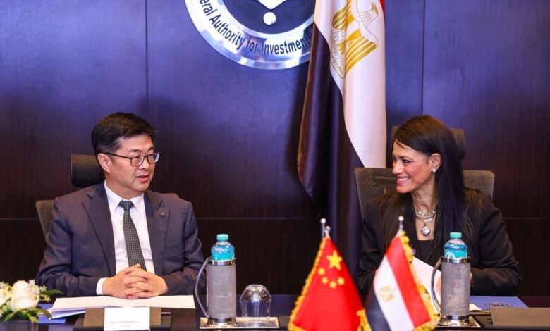 وزيرة التخطيط تبحث مع رئيس بنك التصدير والاستيراد الصيني تعزيز الاستثمارات وتمويل المشروعات المشتركة