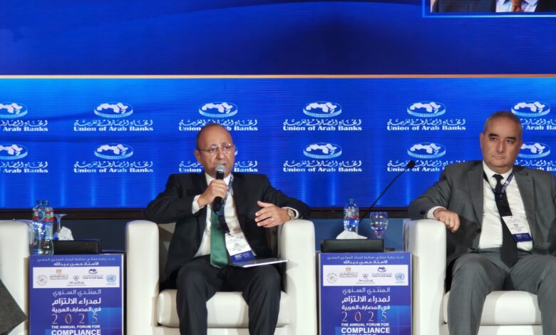 إيهاب المصري: تعزيز تبادل المعلومات الآمن يساعد البنوك على التنبؤ بالمخاطر والتعامل معها بكفاءة