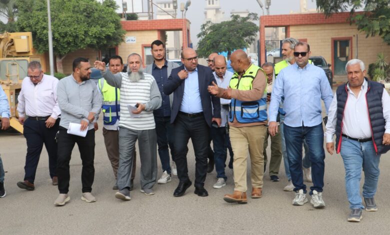 محمد عبدالله يتفقد محطات المياه ويتابع مشروع خطوط التغذية للتوسعات الشرقية والشمالية بمدينة 6 أكتوبر