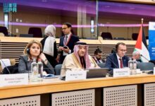السعودية في بروكسل: لا إعمار دون انسحاب كامل من غزة وضمان حماية الشعب الفلسطيني