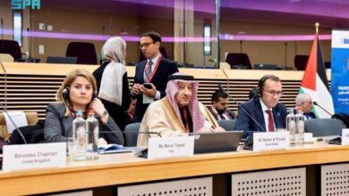 السعودية في بروكسل: لا إعمار دون انسحاب كامل من غزة وضمان حماية الشعب الفلسطيني