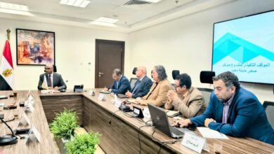 نائب وزير الإسكان يتابع منظومة الصرف الصحي بمدينة دهب ويؤكد على إعادة استخدام المياه المعالجة في التنمية البيئية