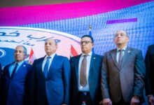 الفريق محمد عباس حلمي يقود مؤتمراً جماهيرياً لحزب حماة الوطن في كفر الشيخ لدعم مرشحيه في انتخابات النواب