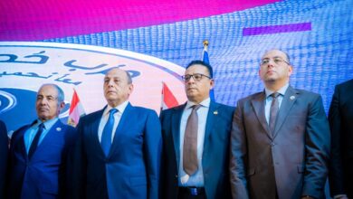 الفريق محمد عباس حلمي يقود مؤتمراً جماهيرياً لحزب حماة الوطن في كفر الشيخ لدعم مرشحيه في انتخابات النواب