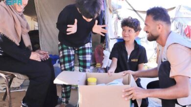 مركز الملك سلمان للإغاثة يواصل توزيع المساعدات الغذائية في جنوب قطاع غزة