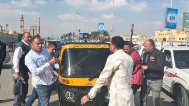 حملات مكثفة في 6 أكتوبر لضبط المرور ومصادرة المركبات غير المرخصة