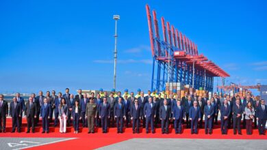 السيسي يفتتح عددًا من المحطات البحرية بالمنطقة الاقتصادية لقناة السويس السيسي يفتتح عددًا من المحطات البحرية بالمنطقة الاقتصادية لقناة السويس