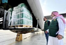 وصول الطائرة الإغاثية السعودية الـ72 إلى مطار العريش دعمًا لأهالي غزة