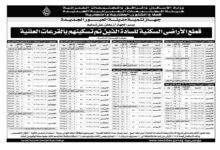 بدء تسليم 2045 قطعة أرض سكنية بالعبور الجديدة غدًا