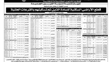 بدء تسليم 2045 قطعة أرض سكنية بالعبور الجديدة غدًا