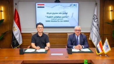 باستثمارات 4.49 مليون دولار.. “ساميل سولوشن” الكورية تطلق مشروعًا جديدًا لصناعة الملابس الجاهزة في القنطرة غرب باستثمارات 4.49 مليون دولار.. “ساميل سولوشن” الكورية تطلق مشروعًا جديدًا لصناعة الملابس الجاهزة في القنطرة غرب