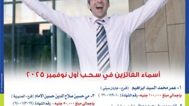 المصرف المتحد يعلن أسماء الفائزين في سحب شهادة المليونير لشهر نوفمبر 2025