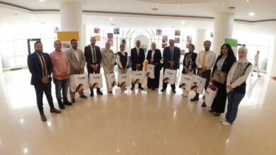 بالصور.. وفد من بنك التنمية الصناعية يزور مستشفى 57357 لدعم الأطفال ومحاربي السرطان