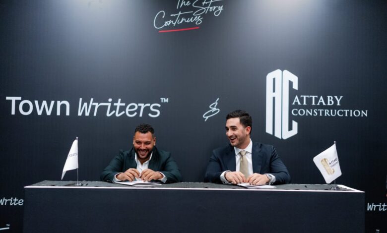 Town Writers Announces a Strategic Partnership With Attaby for Construction and Industry, With Construction Investments Worth EGP 5.1 Billion Over the Next Two Years