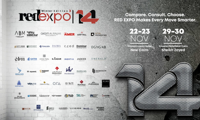 انطلاق معرض RED EXPO الرابع عشر بمشاركة 48 شركة تطوير عقاري في القاهرة الجديدة والشيخ زايد انطلاق معرض RED EXPO الرابع عشر بمشاركة 48 شركة تطوير عقاري في القاهرة الجديدة والشيخ زايد