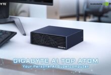 جيجابايت تطلق حاسوبها الفائق للذكاء الاصطناعي الشخصي “AI TOP ATOM” رسميًا في الأسواق